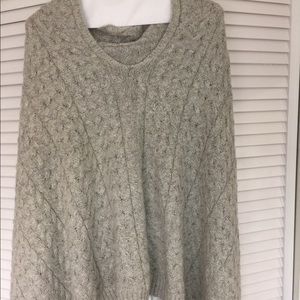 J Jill cable poncho  - one size
